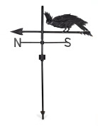 An Australian weathervane with cockatoo decoration, 20th century, 129cm high, 95cm wide.