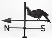 An Australian weathervane with cockatoo decoration, 20th century, 129cm high, 95cm wide. - 2
