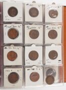 A duplicated range in a Dansco album; noted 1937 Crowns (10), pre-1946 florins (13), various lower denominations including Half-pennies and Pennies; mixed condition. (Total: 108). - 7