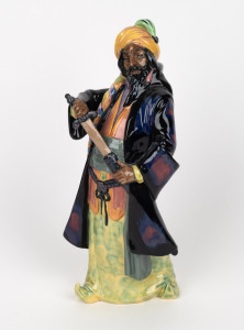 ROYAL DOULTON "BLUE BEARD" (H.N.2105) English porcelain statue, 20th century, factory mark to base, 28cm high.