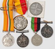 A group, including two 1914-18 British War Medals, a 1941-5 Burma Star, a 1939 German medal, various English County military hat badges, a 1964 Malawi Independence medal, a Rhodesia 1965 Independence silver medal, etc. (Total: 17 items). - 2
