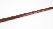 RUNNYMEDE TASMANIA an impressive Maori antique taiaha, carved hardwood with paua shell eyes (one missing), a fine quality 19th century example, 158cm high. - 9