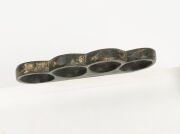 Police issue knuckle duster with registration No.741283, circa 1929, 9.5cm wide. - 7