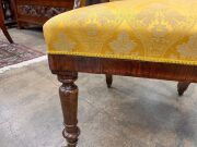 An exceptional and fine early Colonial Australian cedar salon chair, handsomely crafted in eucalypt and red gum with cross banded decoration, scrolling arms and ring turned legs, Sydney origin, circa 1835, 82cm high, 55cm across the arms - 14