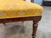 An exceptional and fine early Colonial Australian cedar salon chair, handsomely crafted in eucalypt and red gum with cross banded decoration, scrolling arms and ring turned legs, Sydney origin, circa 1835, 82cm high, 55cm across the arms - 15