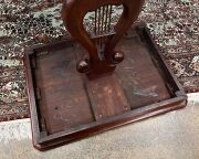 A rare Colonial Australian cedar games table with lyre shaped column and strings of brush cypress pine, with chess board top inlaid with burr cedar and cypress pine, New South Wales origin, circa 1850, 73cm high, 58cm wide, 41.5cm deep. - 8