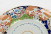 Lt. HANBURY CLEMENTS antique Chinese Export Ware porcelain soup bowl, adorned with demi-griffin of the Clements crest, circa 1820, 25cm diameter. - 4
