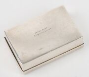 Two Australian silver vesta cases with Southern Cross motif in coloured paste stones, early 20th century, one stamped "HARDY BROS. STERLING SILVER", ​​​​​​​6cm wide, 113 grams total. - 8