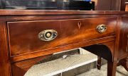 An early Colonial Australian cedar six leg sideboard in the Sheraton manner with huon pine stringing, diamond escutcheon inlays, tapered legs terminating in spade feet, New South Wales origin, circa 1820. Each drawer blade veneered in cedar on solid beefw - 10