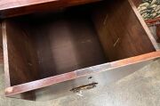 An early Colonial Australian cedar six leg sideboard in the Sheraton manner with huon pine stringing, diamond escutcheon inlays, tapered legs terminating in spade feet, New South Wales origin, circa 1820. Each drawer blade veneered in cedar on solid beefw - 18