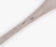 A George I Britannia silver dog nose spoon, early 18th century, ​​​​​​​19.5cm long, 41 grams. - 3