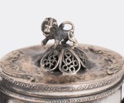 JUDAICA Russian silver spice box, ​​​​​​​6.5cm high, 87 grams. - 2