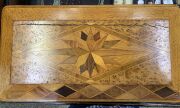 WILLIAM NORRIE antique New Zealand timber box, totara, puriri, mottled kauri, kohekohe, rewarewa, maire and others, late 19th century. Fitted with two lift out trays adorned with original blue velvet lining. Norrie was one of New Zealand's most successful - 6