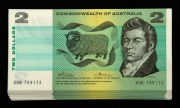 1972 TWO DOLLARS (R.84) Phillips/Wheeler "COMMONWEALTH" (70) many in consecutive pairs or short runs of consecutive notes, EF-aUnc.