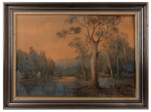LIONEL DAVID (1890-1975), (untitled landscape scene), watercolour, signed lower left "Lionel David", 44 x 65cm, 57 x 77cm overall.