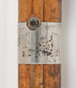 An antique Austrian novelty clock walking stick with silver cap and collar, housing a Viennese movement, stamped "L. Holuska, Wien", 19th century, ​​​​​​​87cm high. - 3