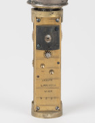 An antique Austrian novelty clock walking stick with silver cap and collar, housing a Viennese movement, stamped "L. Holuska, Wien", 19th century, ​​​​​​​87cm high. - 6