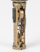 An antique Austrian novelty clock walking stick with silver cap and collar, housing a Viennese movement, stamped "L. Holuska, Wien", 19th century, ​​​​​​​87cm high. - 8