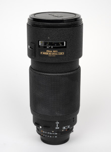 NIPPON KOGAKU: Nikon ED AF Nikkor 80-200mm f2.8 D lens, front and rear caps present, c. 1997.