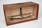 KWAN WO antique Chinese export silver and pearl shell savoury dish, housed in original fitted teak case, 19th/20th century, stamped "K.W." with additional seal mark, 15cm high, 34.5cm wide. - 6