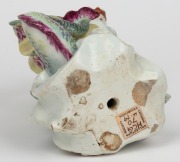 DERBY antique English porcelain statue of Neptune, 18th century, A/F, bearing "Ceramic Collectors Society Exhibition" label, 16.5cm high. - 4