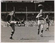 A collection of original photographs, including a very rare example of later AFL CEO Ross Oakley in St Kilda uniform titled 'SCHOOLBOYS CLINIC, HOBART 23rd August, 1964', together with other examples of action photographs featuring Oakley. (Approx. 30 pho - 4