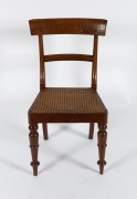 An antique Anglo-Indian spade back chair with cane seat, 19th century, A/F. - 2