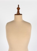 An antique English dressmaker's dummy on tri-form oak base with original fittings, 19th century, ​​​​​​​172cm high overall. - 2