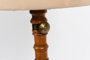 An antique English dressmaker's dummy on tri-form oak base with original fittings, 19th century, ​​​​​​​172cm high overall. - 4