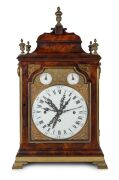 JAMES TREGENT of London, rare and possibly unique George III world time spring table clock, circa 1770.