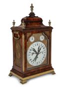 JAMES TREGENT of London, rare and possibly unique George III world time spring table clock, circa 1770. - 2