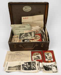 WWII ARCHIVE: A fascinating collection of photographs, letters, documents and currency, propaganda leaflets, etc., focusing on the North African, Pacific and Japanese theatres of war, including some candid photographs of Field Marshal Erwin Rommel, post-w
