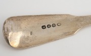 A Georgian sterling silver fish slice by Duncan Urquhart & Napthali Hart of London, circa 1809, ​​​​​​​30cm long, 118 grams. - 3