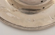 A Japanese export silver tea strainer with bamboo decoration, early 20th century, ​​​​​​​seal mark to reverse, 14.5cm long, 50 grams. - 2