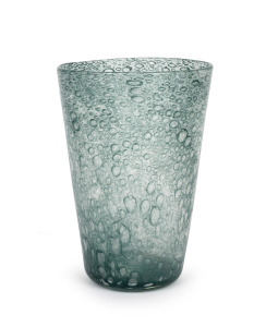 ERCOLE BAROVIER (1889-1974) "Efeso" green Murano glass vase with bubble inclusions, for BAROVIER & TOSO, circa 1965, 20cm high.