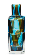 FULVIO BIANCONI (1915-1996) large patchwork vase, for VETRERIA CENEDESE, circa 1970s. Note: The pattern is designed by Bianconi, and the shape by ANTONIO DA ROS. Bearing original foil label "Murano, Cenedese, Vetri", 40cm high. It was generally believed 