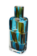 FULVIO BIANCONI (1915-1996) large patchwork vase, for VETRERIA CENEDESE, circa 1970s. Note: The pattern is designed by Bianconi, and the shape by ANTONIO DA ROS. Bearing original foil label "Murano, Cenedese, Vetri", 40cm high. It was generally believed - 2