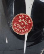 ANZOLO FUGA (1914-1998) Bands Murano glass vase with double forato to the body, for VETRERIA A.V.E.M., circa 1960, bearing original foil label "A.V.E.M., Made in Italy, Murano", 47cm high. - 3