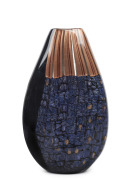 VITTORIO FERRO (1932 - ) Murano glass vase with aventurine cane decoration over murrine cellular pattern, manufactured by F'lli Pagnin, circa 1990, engraved "F'lli Pagnin, Vittorio Ferro", also signed in the white murrine with the initials "V. F.", 31.5cm - 2