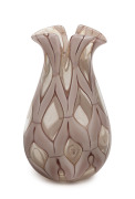 ERCOLE BAROVIER (1889-1974) "Pezzi Unici Di Prova" rare Murano glass vase, part of an experimental grouping and considered unique, released on limited edition only, manufactured by Barovier & Toso, circa 1956, bearing original paper label "Barovier & Toso