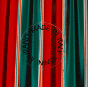 FULVIO BIANCONI (1915-1996) and PAOLO VENINI (1895-1959) lidded Murano glass decanter with green and red canes, for VENINI & Co., Murano, circa 1994, engraved "Venini, '94" and bearing original label "Venini, Murano, Made in Italy", 46cm high. - 4