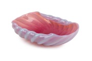 ARCHIMEDE SEGUSO (1909-1999) large opaline Murano glass bowl, for VETRERIA ARCHIMEDE SEGUSO, circa 1945, 8cm high, 38cm wide, 27cm deep. - 2