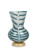ERCOLE BAROVIER (1889-1974) Graffito Barbarico Murano glass vase, for VETRERIA BAROVIER & TOSO, circa 1969, bearing original paper label "Barovier & Toso, Murano Venezia, Made in Italy, 24739", 29cm high. Similar example illustrated in the publication "E - 2