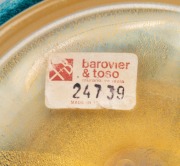 ERCOLE BAROVIER (1889-1974) Graffito Barbarico Murano glass vase, for VETRERIA BAROVIER & TOSO, circa 1969, bearing original paper label "Barovier & Toso, Murano Venezia, Made in Italy, 24739", 29cm high. Similar example illustrated in the publication "E - 4