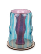 MARCO ZANINI (1971 - ) "Marin" Murano glass vase, for VENINI, circa 1993, engraved to the base "Venini, '93, M. Zanini, 18/30". Note: Manufactured in two sections. 34cm high, 28cm diameter.