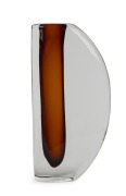 ANTONIO DA ROS (1936-2012) large orange sommerso glass vase, for VETRERIA CENEDESE, circa 1982, engraved "Cenedese, Murano, 1982, Tosi", 33cm high. - 2