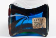 FULVIO BIANCONI (1915-1996) rare Scozzese Murano glass vase, for VENINI & Co., circa 1958, bearing original paper label "Venini, Murano, Veneria, Made in Italy", 28.5cm high. - 3