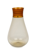 LUDOVICO DIAZ DE SANTILLANA (1931-1989) "Colletto" Murano glass vase, designed in 1961 but only executed later for VENINI & Co., circa 1981, engraved "Venini, Italia" and bearing original label "Venini, Made in Murano, Italy", 39cm high. - 2