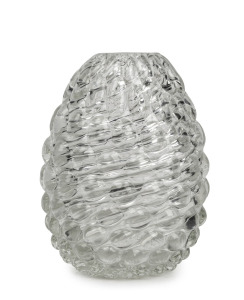 FLAVIO POLI (1900-1984) "Cristallo Ottico" Murano glass vase, Model No. 6881, for SEGUSO VETRI D'ARTE, circa 1939, 21cm high.
