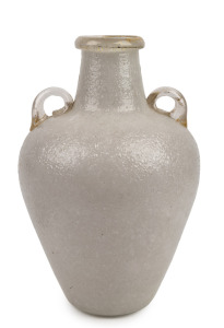 ERCOLE BAROVIER (1889-1974) pulegoso white Murano glass vase with gold inclusions, for VETRERIA ARTISTICA BAROVIER & TOSO, 34cm high.